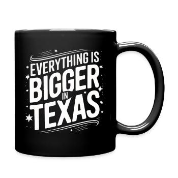 Texas State Texans Texas - Full Colour Mug - black - Right