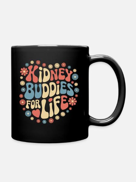 Nierenspender Niere Organspender - Tasse einfarbig - Schwarz