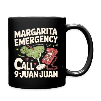 Witz für Margarita-Freunde - Tasse einfarbig - Schwarz - Rechts