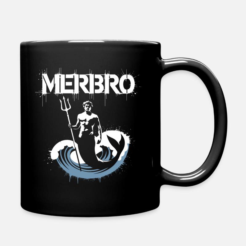 Merbro - Mystische Meereskraft - Tasse einfarbig - Schwarz