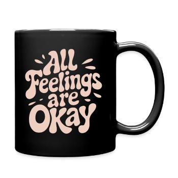 A Saying for Mental Health Awareness - Full Colour Mug - black - Right