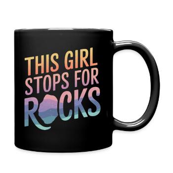Experte für Geologie Gestein Geologe - Tasse einfarbig - Schwarz - Rechts