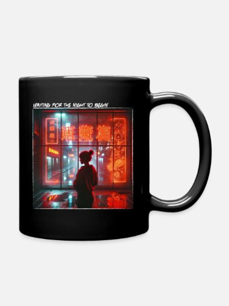 Japan Mood Anime - Tasse einfarbig - Schwarz