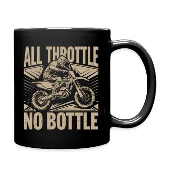 Adrénaline et vitesse en motocross - Mug uni - noir - Droite