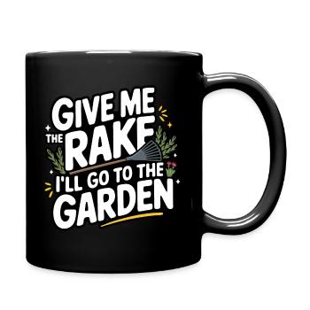 Gardener Garden Plants Gardening - Full Colour Mug - black - Right
