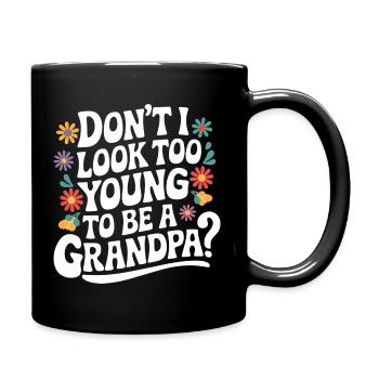 Papy Grand-père Famille Fête des pères - Mug uni - noir - Droite