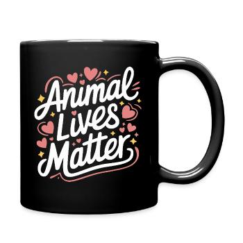 Végétarien Végétalien Végétarien Végétarien - Mug uni - noir - Droite