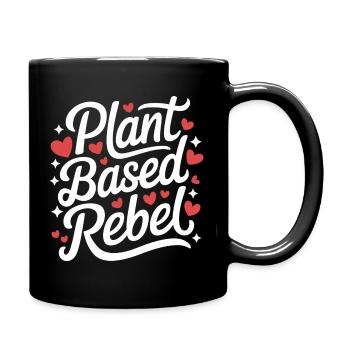 Végétarien Végétalien Végétarien Végétarien - Mug uni - noir - Droite