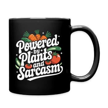 Végétarien Végétalien Végétarien Végétarien - Mug uni - noir - Droite