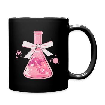 Chimie rose - Mug uni - noir - Droite