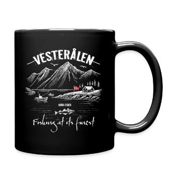 Norway - Vesterålen - Fishing at its finest - Full Colour Mug - black - Right