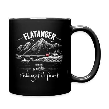 Fishing at its finest - Flatanger - Norway - Tasse einfarbig - Schwarz - Rechts