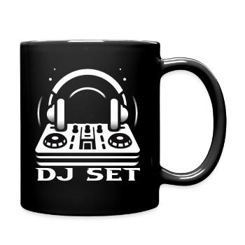 DJ Set - Mug uni - noir - Droite