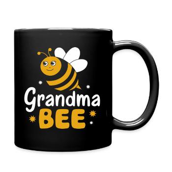 Honigbiene Imker Bienen Biene - Tasse einfarbig - Schwarz - Rechts