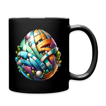 Easter egg - Full Colour Mug - black - Right