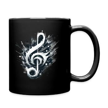 Musik Musiker Musikverein - Tasse einfarbig - Schwarz - Rechts