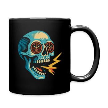 Live Laugh Chronographe Logo réduit sans texte - Mug uni - noir - Droite