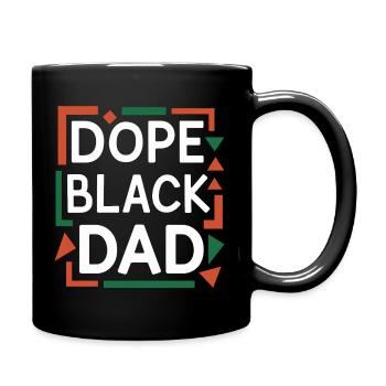 T-shirt audacieux noir de conception graphique de papa - Mug uni - noir - Droite