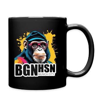Bogenhausen - because it's your hood! - Full Colour Mug - black - Right