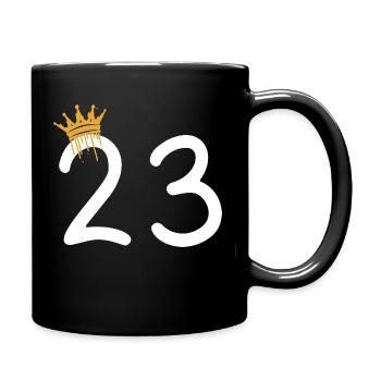 23 - Tasse einfarbig - Schwarz - Rechts