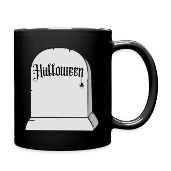 Halloween Tombstone Design - Full Colour Mug - black - Right