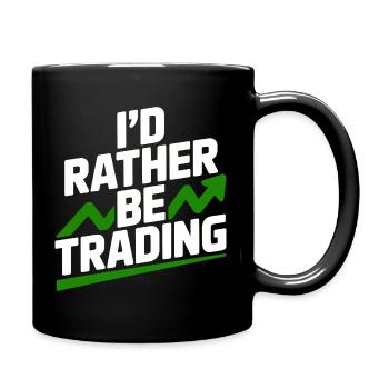 Ich würde lieber handeln - Tasse einfarbig - Schwarz - Rechts