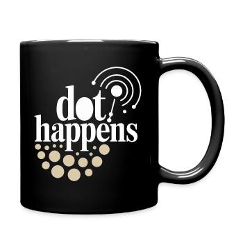 Dot Happens Morse Code Fun - Mug uni - noir - Droite