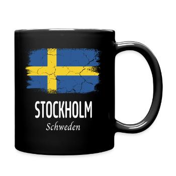 Stockholm - Full Colour Mug - black - Right