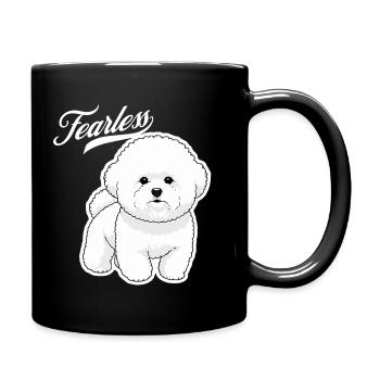 Poodle Courage - Full Colour Mug - black - Right