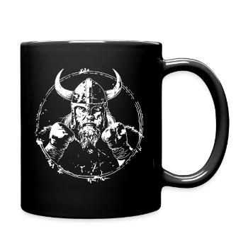 Viking Boxer Boxing MMA - Full Colour Mug - black - Right