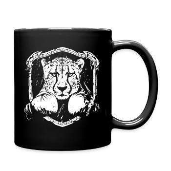 Boxer Tigre - Mug uni - noir - Droite