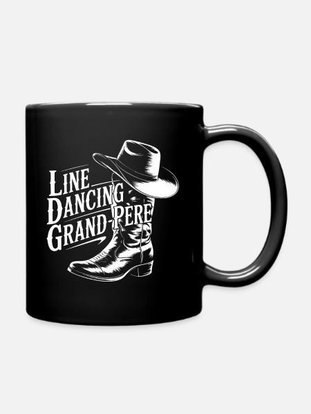 Ligne de danse grand-père - Mug uni - noir