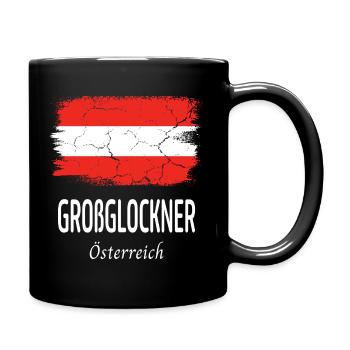 Großglockner - Tasse einfarbig - Schwarz - Rechts