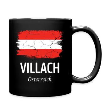 Villach - Tasse einfarbig - Schwarz - Rechts