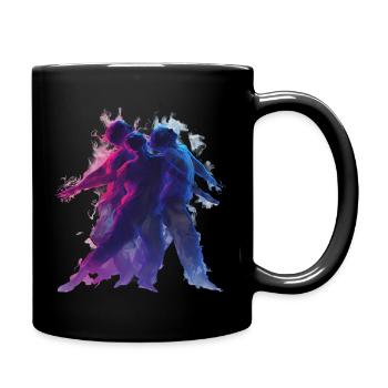 Neon_Dance_Motion_Blur - Mug uni - noir - Droite