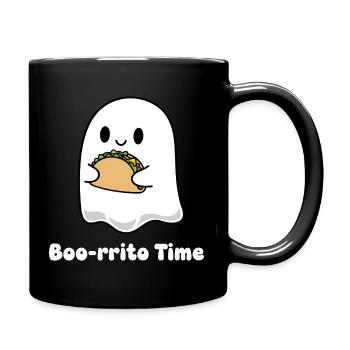 Boorito Taco Geist - Tasse einfarbig - Schwarz - Rechts