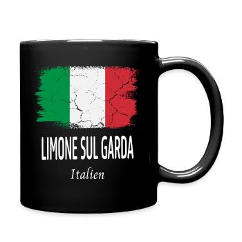 Limone sul Garda - Tasse einfarbig - Schwarz - Rechts