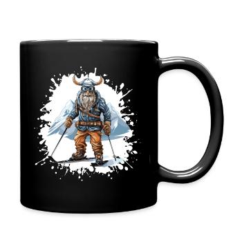Viking Ski Skiing - Mug uni - noir - Droite