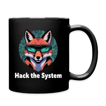 Fuchs Cyberspace VR-Goggles - Tasse einfarbig - Schwarz - Rechts