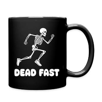 Skeleton Sprint Dead Fast - Full Colour Mug - black - Right
