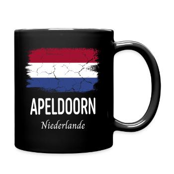 Apeldoorn - Tasse einfarbig - Schwarz - Rechts