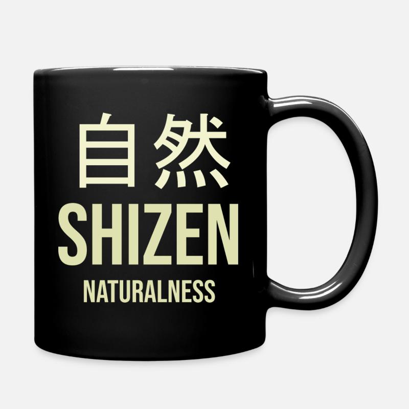 Nature Zen SHIZEN - Full Colour Mug - black