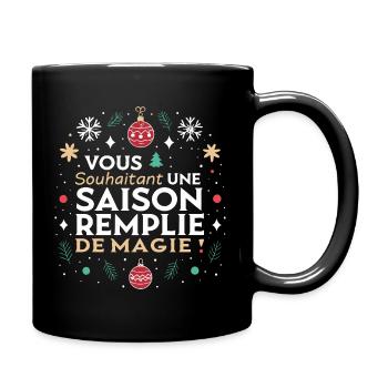 Magical Christmas Season - Full Colour Mug - black - Right