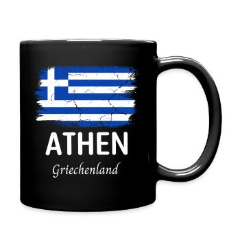 Athènes - Mug uni - noir - Droite