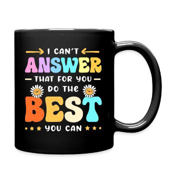 Examen d’enseignant - Mug uni - noir - Droite