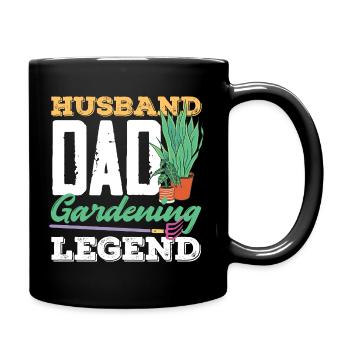 Garten- Und Pflanzenliebhaber Geschenke - Tasse einfarbig - Schwarz - Rechts