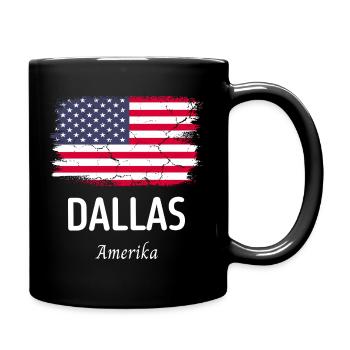 Dallas - Mug uni - noir - Droite