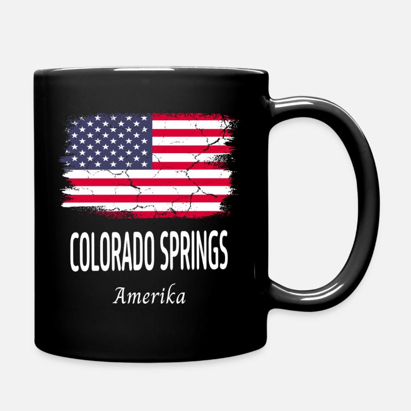Colorado Springs - Mug uni - noir