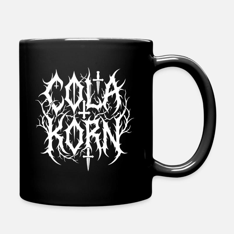 Cola Korn Black Metal - Tasse einfarbig - Schwarz