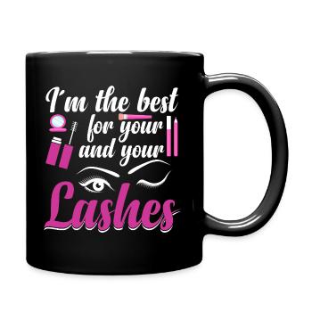 Artiste des cils Cosmétologue Technicien des cils - Mug uni - noir - Droite